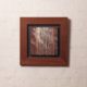 Paint on wood veneer of abstract forrest