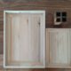 Pale Wooden Tea Trays and pen holders
