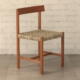 Eucalyptus Grandis chair Ilala palm woven seat